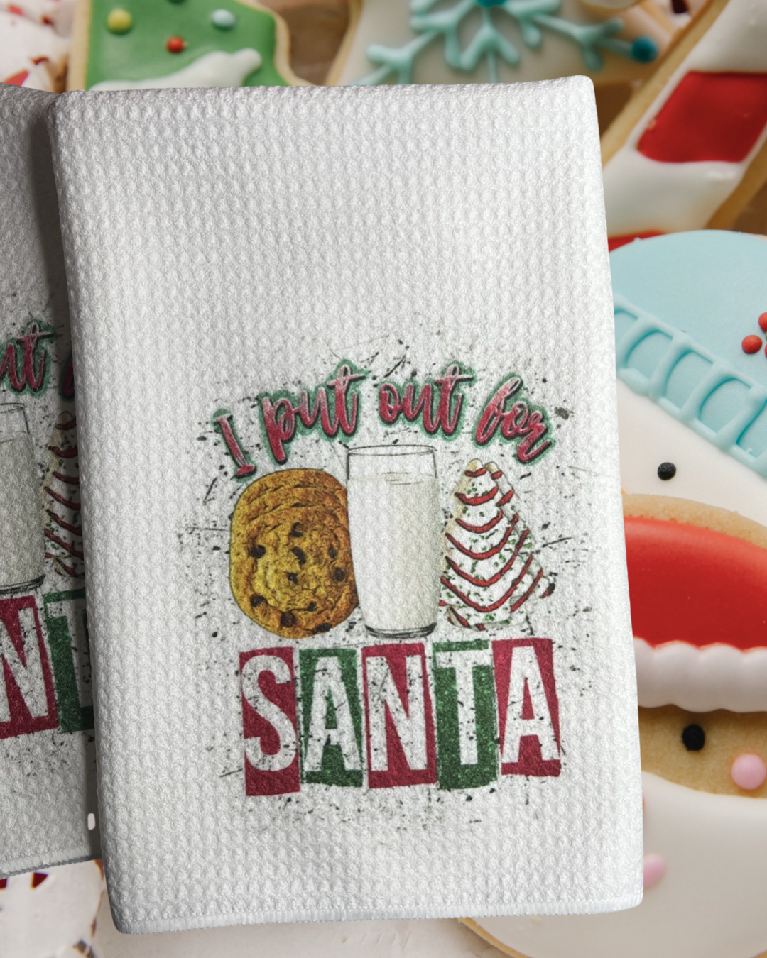 Santa kitchen towel set