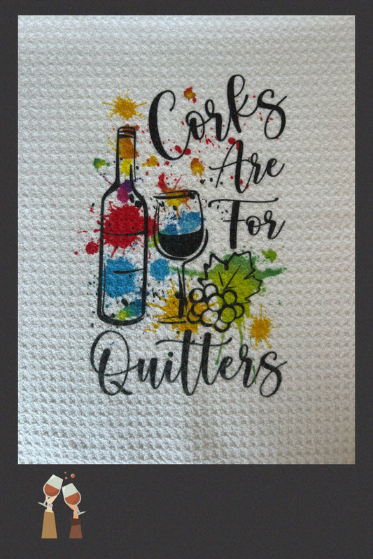 Quitters kitchen towel set