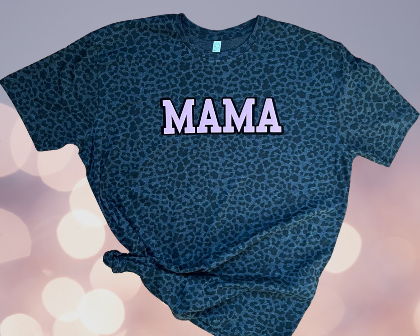 MAMA leopard tee